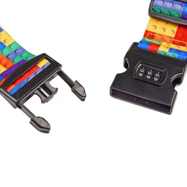  Multicolor Adjustable Travel Luggage Strap for Suitcase (ESG14575)
