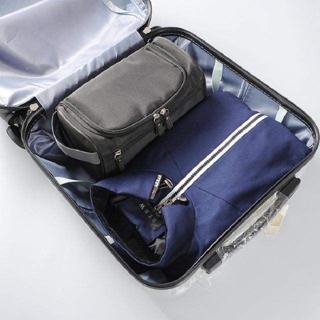 Carry Case Toiletry Bag with Hanging Hook Waterproof Travel Kit Organizer (ESG10074)