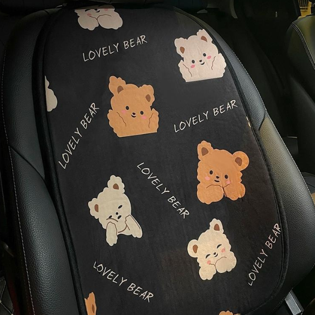Car Mat Seat Cushion Cute Bear Plush (ESG20370)