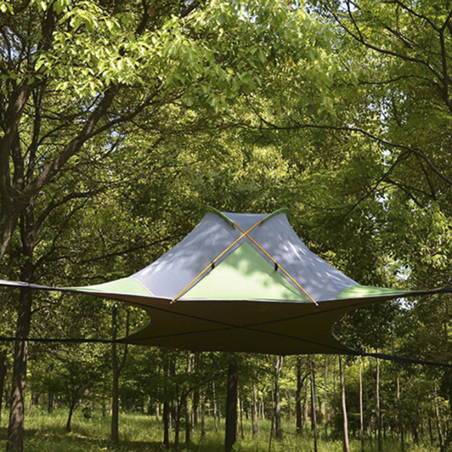 Quadrangle Hanging Portable Tree Tent (ESG15112)