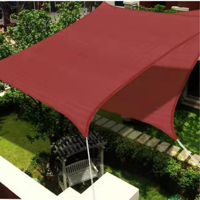 Red Cool Outside Shade Sail