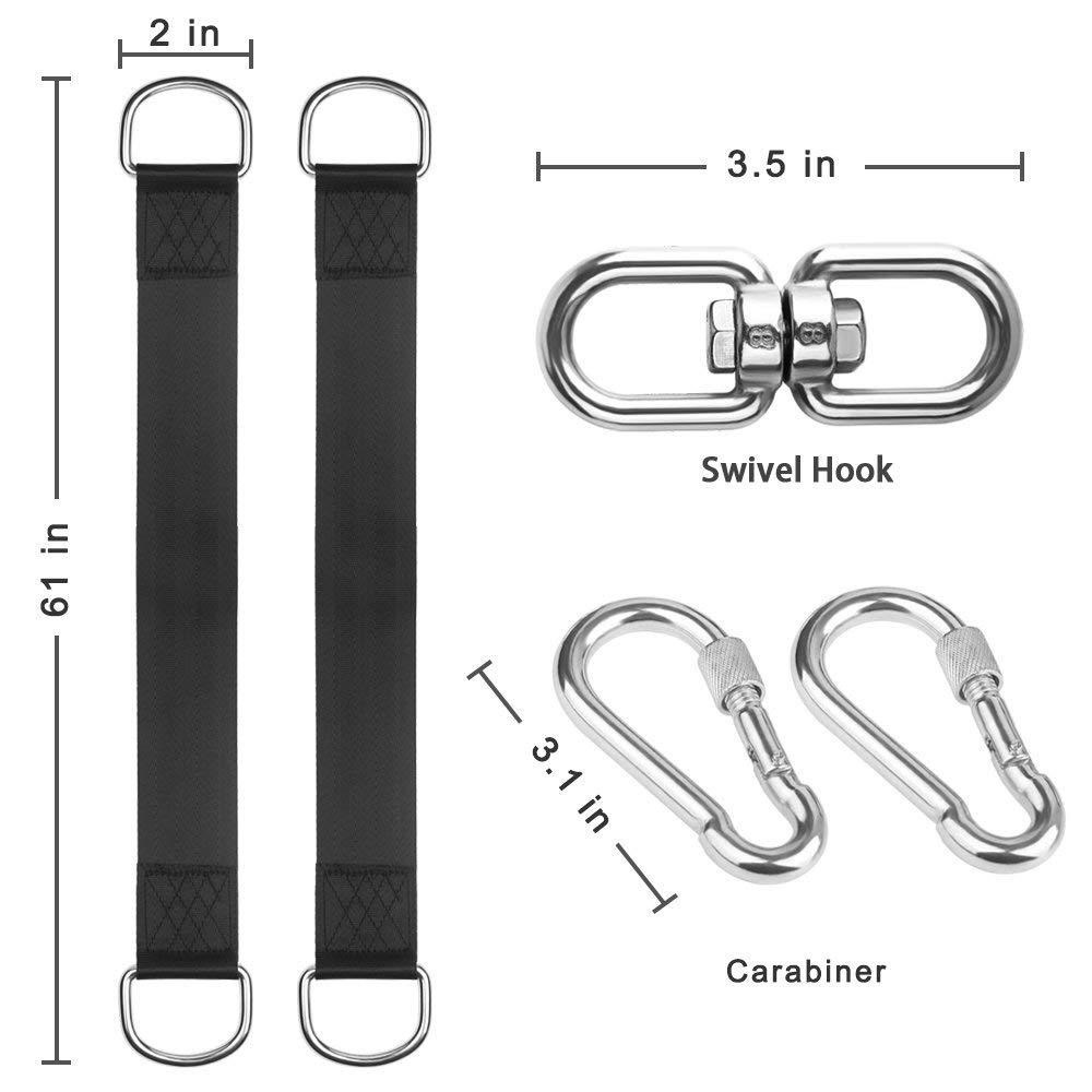Outdoor Hanging Hanger with Safety Lock, Carabiner Hooks (ESG18074)