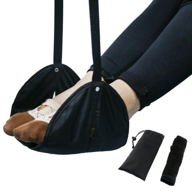  Flight Relaxing Hang Footstool Portable Footrest Travel Accessory (ESG10182)