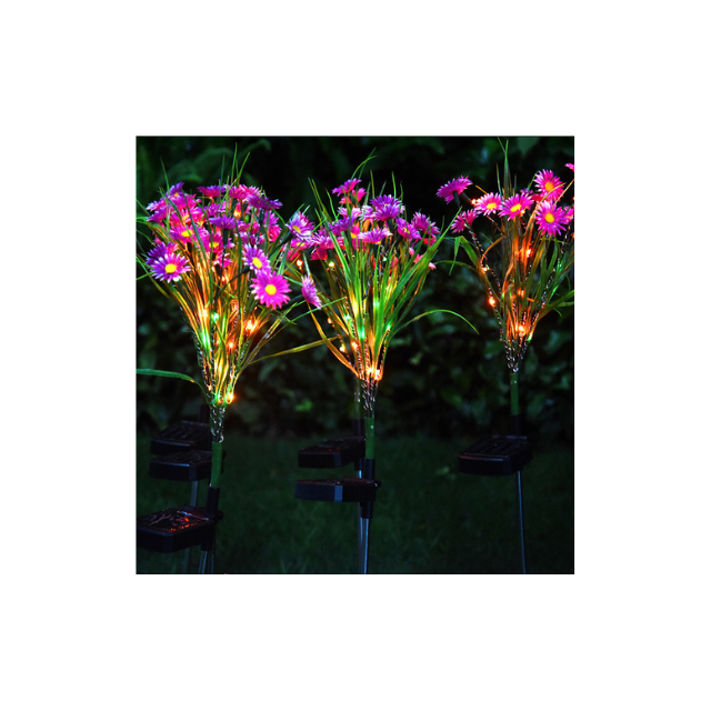 Daisy Flower Stake Light Solar Energy (ESG16591)