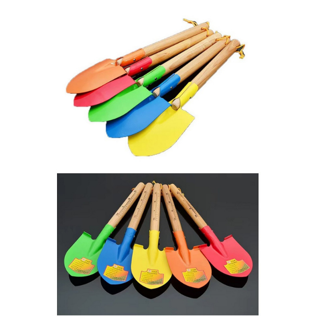 Mini Shovel for Kids with Wooden Handle Beach Garden Shovels (ESG14586)