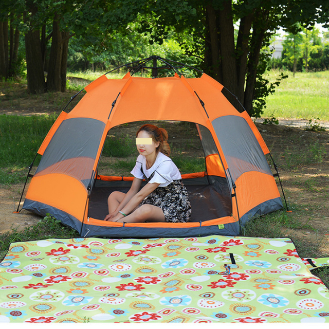 4-5 Person Portable Automatic Family Camping Instant Pop up Tent (ESG15118)