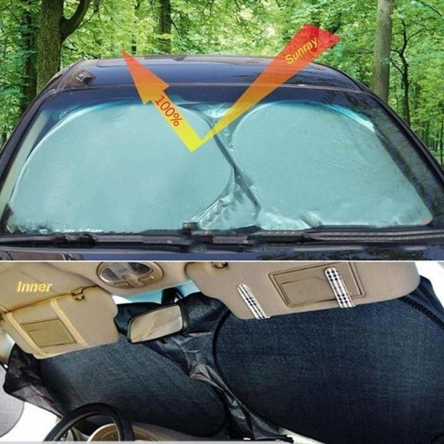 Car Front Window Sunshades Easy to Fold and Store (ESG12903)