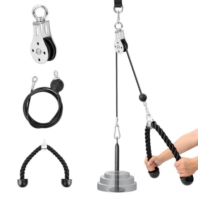 Portable Arm Machine Pulley Cable Machine Fitness Exercise Tool (ESG13307)