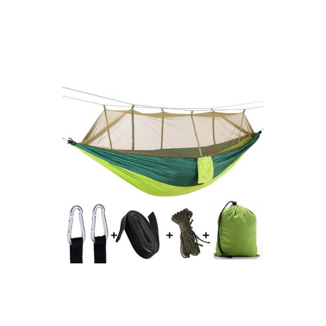 Portable Nylon Ultralight Camping Hammock Mosquito Net Outdoor Windproof, Anti-Mosquito, Swing Sleeping Hammock (ESG13012)