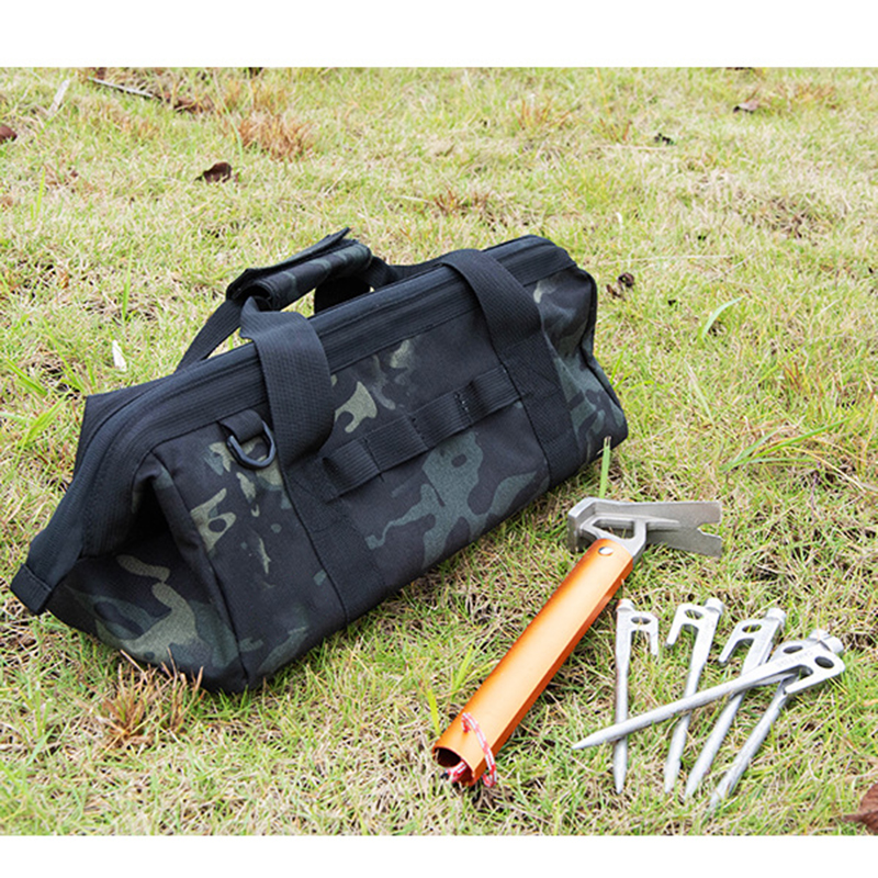 Waterproof Camping Tool Ground Nail Tent Stakes Hammer Organizer (ESG20154)