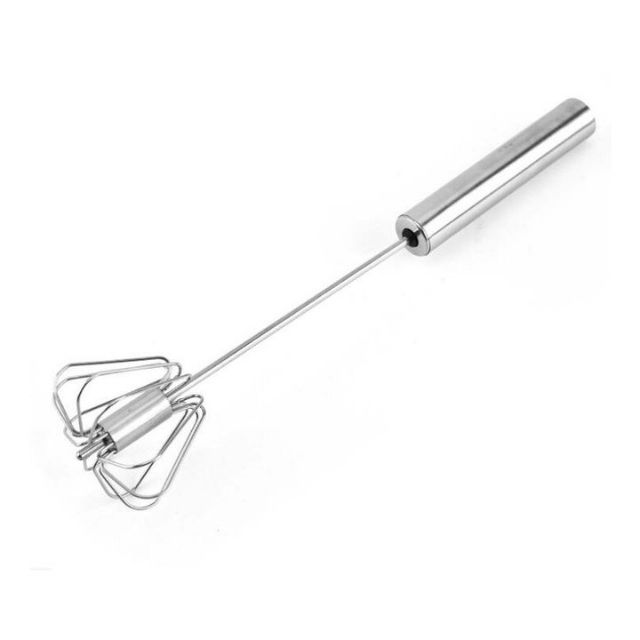 Stainless Steel Hand Push Whisk Hand Blender Egg Beater Milk Frother Semi-Automatic Mixer (ESG12060)