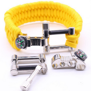 Multifunctional Paracord Adjustable Bracelet Survival Kit (ESG18273)