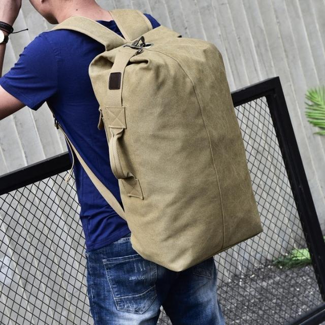 Duffle Bag Travel Rucksack Multi-Functional Tactical Canvas (ESG13326)