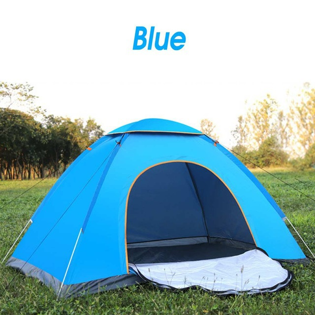 Outdoors Portable Shelter 2-3 Person Waterproof Camping Tent Quick Automatic Open (ESG16938)
