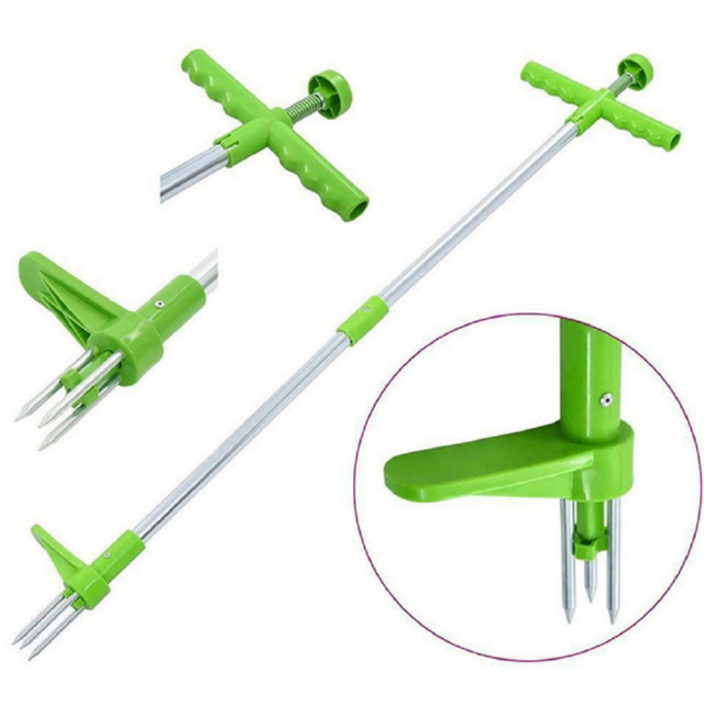 Stand-up Weeding Tool Manual Root Removal Tool Weed Puller Garden Tool (ESG15796)