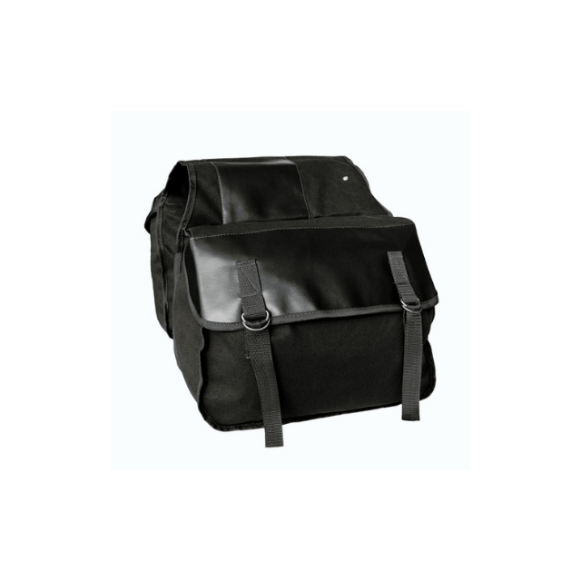 Bike Pannier Bag pack Bicycle Rear Seat Carrier Canvas Bag (ESG12997)