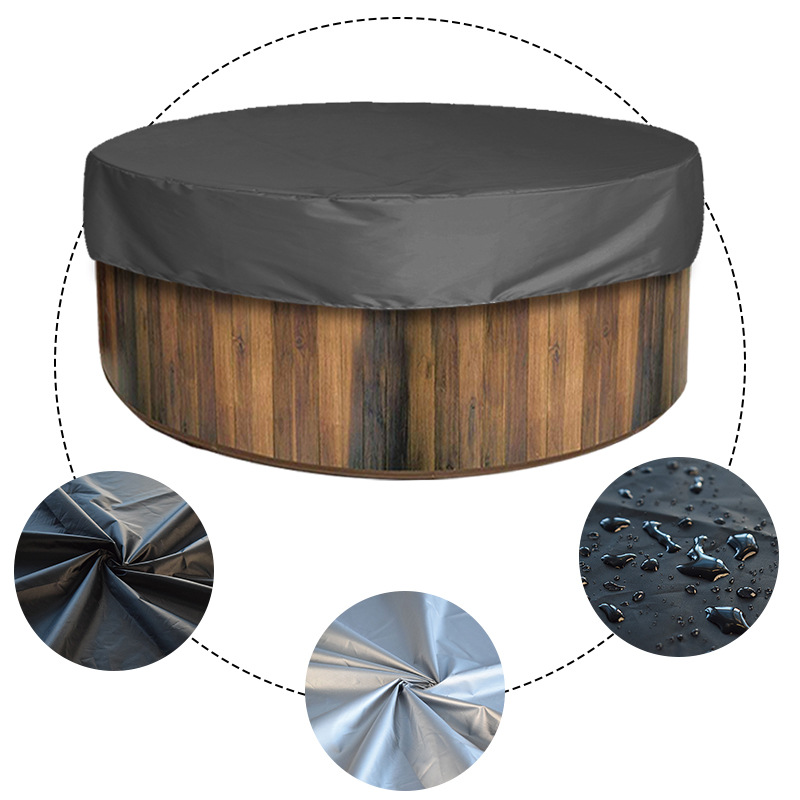 Round Hot Tub Cover Outdoor Bath Tub SPA Protector (ESG20257) from
