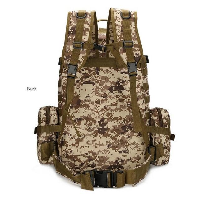 Outdoor Tactical Backpack High Quality Camouflage Hiking Backpack (ESG11754)