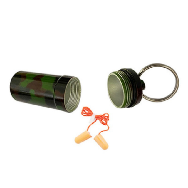 Mini Tablet Holder Pill Case Bottle Keyring Box Storage Container (ESG18369)