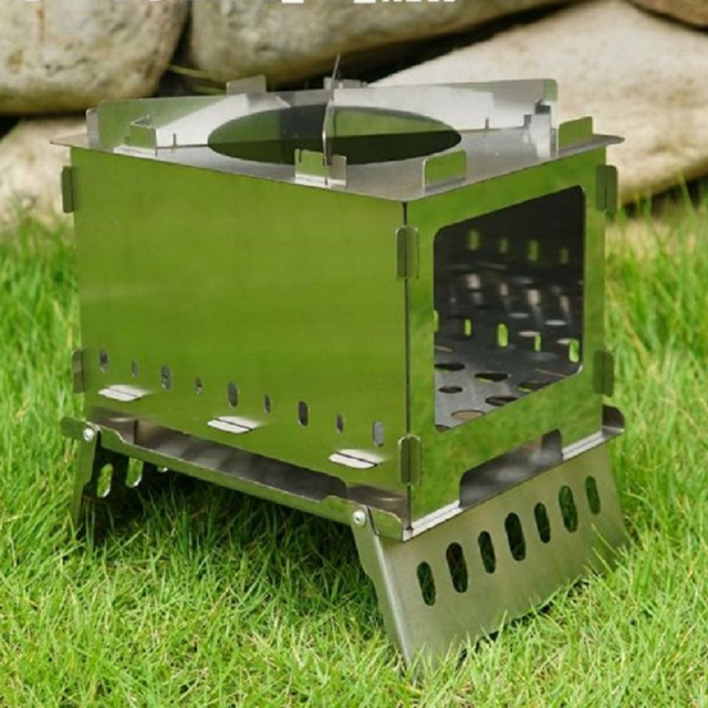 Foldable Barbecue Stove Bonfire Stand BBQ Grill Compact Outdoor (ESG18059)