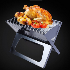 Portable Charcoal X-Type BBQ Folding Large Grill (ESG18061)