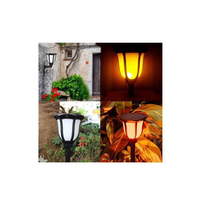 3 in 1 Dancing Fire Torch Lamp, LED Lights for Garden (ESG12026)